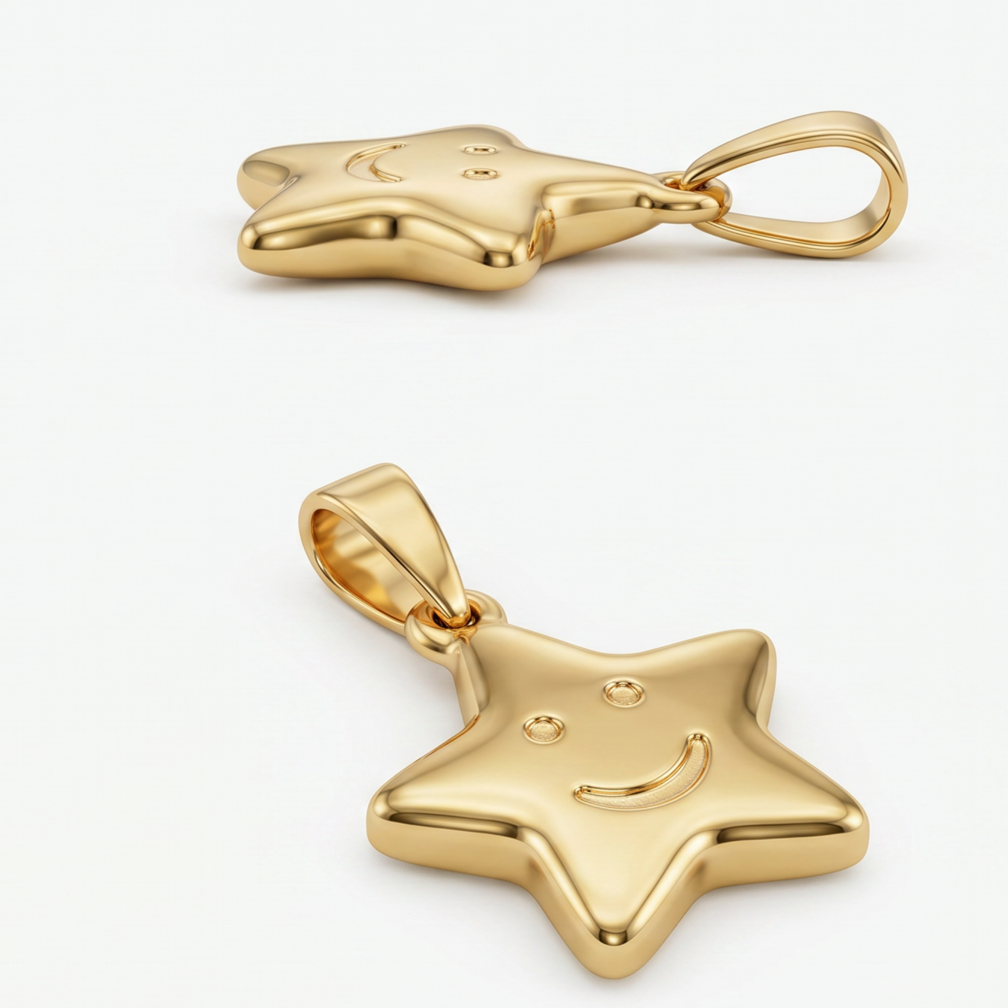 Happy Star Charm