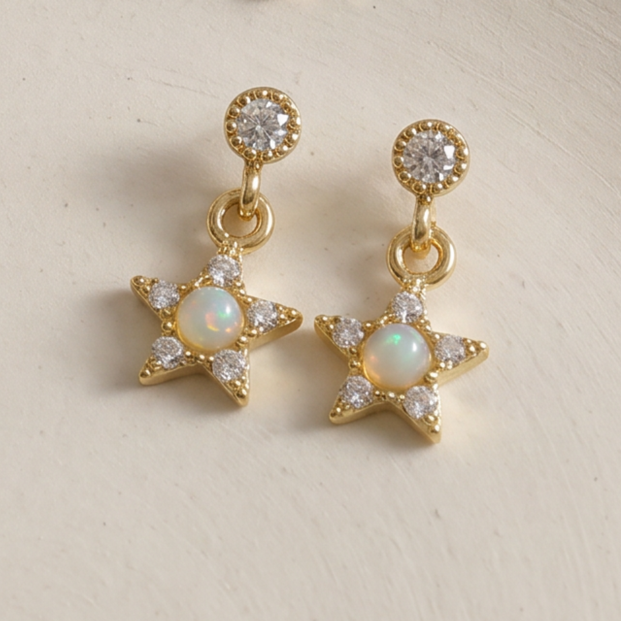 Wishing Star Drops Celeste Studs