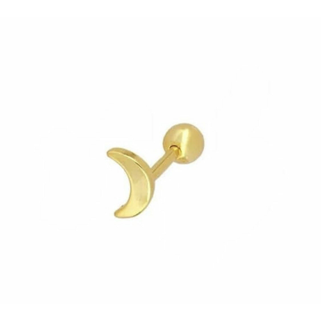 Gold plated Moon Earring